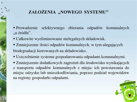 Ppt Nowy System Gospodarowania Odpadami Komunalnymi Powerpoint