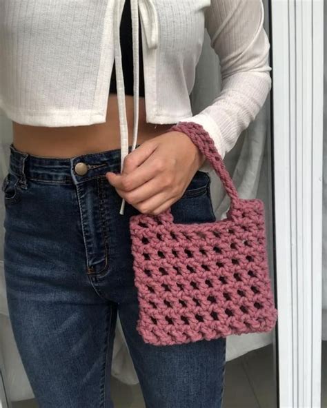 Ocavve Id On Instagram Candice Mini Tote Bag In Magenta Size 17x2