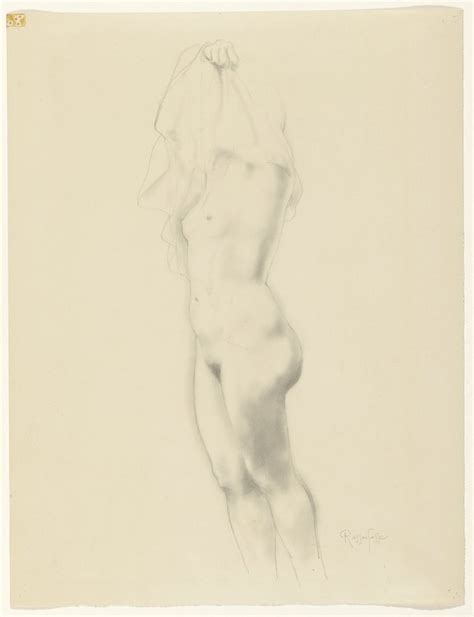 Standing Female Nude By Armand Rassenfosse Fine Art Print