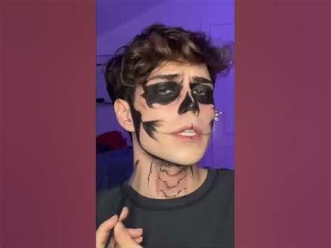 tate skull makeup TUTORIAL 💀 ( AHS - Evan Peters ) | Skull makeup ...