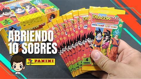 Panini Dragon Ball Universal Collection Abriendo Sobres Youtube