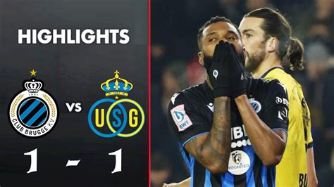 Club Brugge Vs Union Saint Gilloise 1 1 Highlights FC Bruges Union