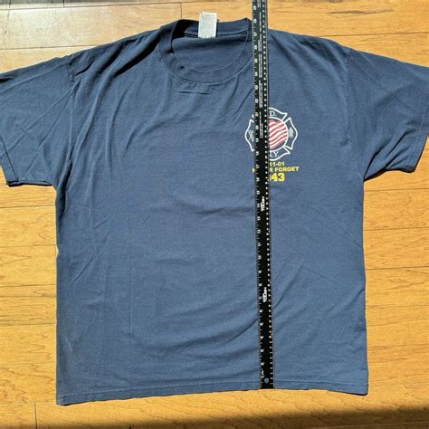 Vintage 911 Fdny Nypd Americas Heroes New York Memorial T Shirt Sz Xl