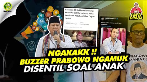 Papa Dimas Ngakak Buzzer Prabowo Ngamook Gegara Anaknya Disentil