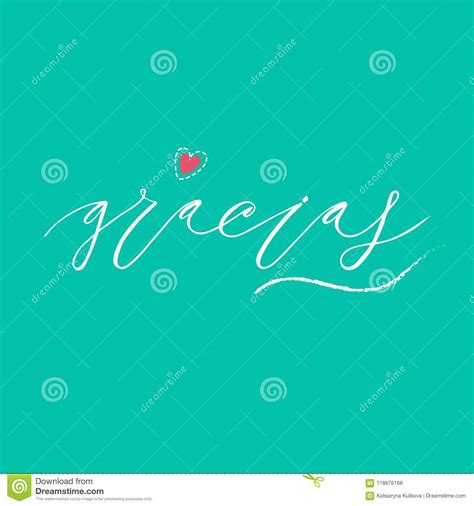 Muchas gracias lettering stock vector. Illustration of inscription ...