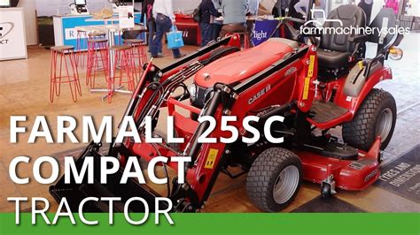 Case Ih Farmall 25sc Compact Tractor Launched At Agquip 2023 Youtube