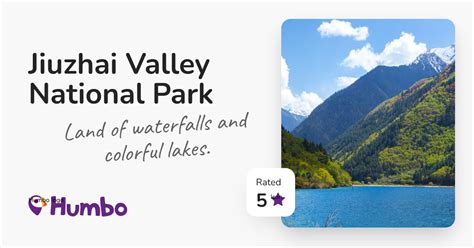 Jiuzhai Valley National Park - Land of waterfalls and colorful lakes.