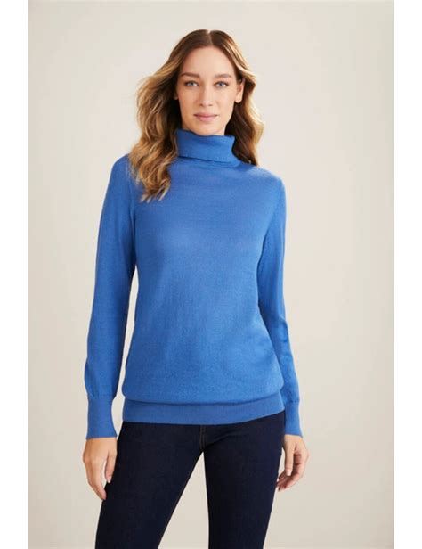 Capture Merino Roll Neck Sweater W Lane