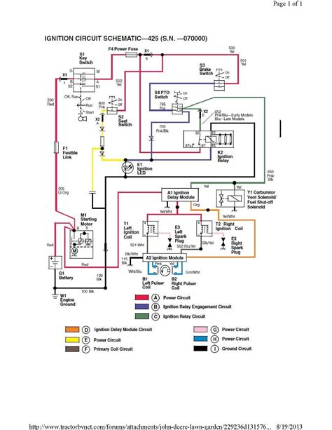 John Deere 345 Wiring Diagram For Mower