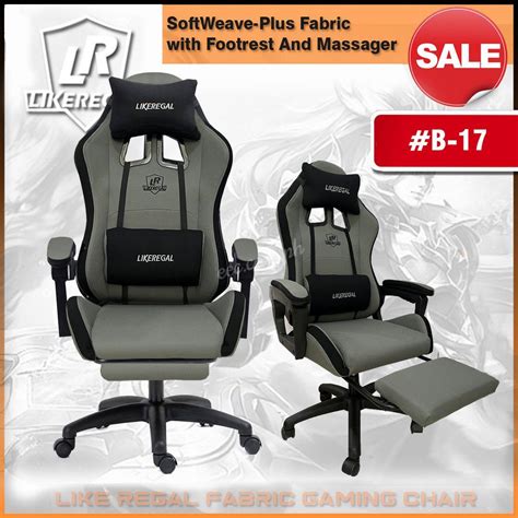 Eigenpost Like Regal Soft Weave Fabric Gaming Chair