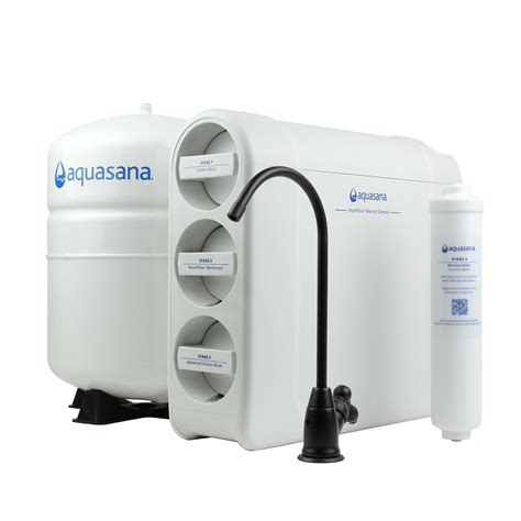 Aquasana Smartflow™ Reverse Osmosis Water Filter System High Efficiency Under Sink Ro Removes