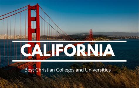 Best Christian Colleges and Universities in California