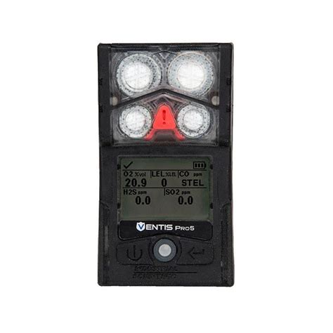 Industrial Scientific Ventis Pro Diffusion Multi Gas Monitor Black