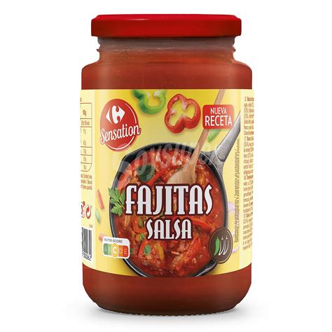 Carrefour Salsa Para Fajitas Sensation Tarro G