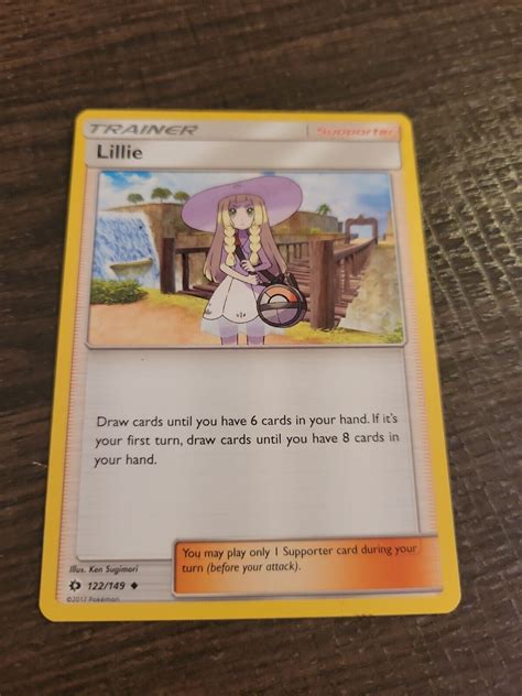 Lillie Sun Moon Pokemon Tcg Mp Regular Uncommon Ebay