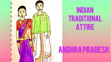 Indian Traditional Dresses Of States Drawing Gujarat Traditional