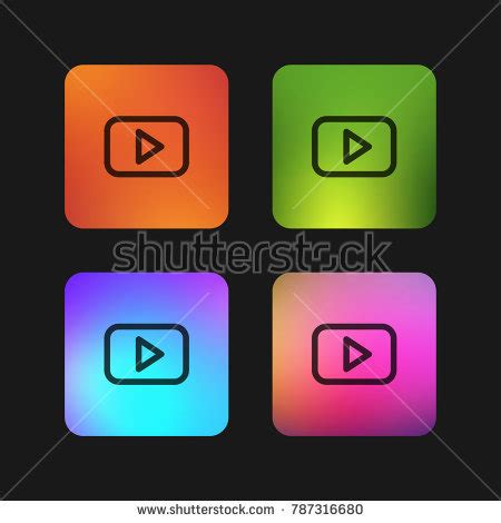 Youtube App Icon Vector #333107 - Free Icons Library