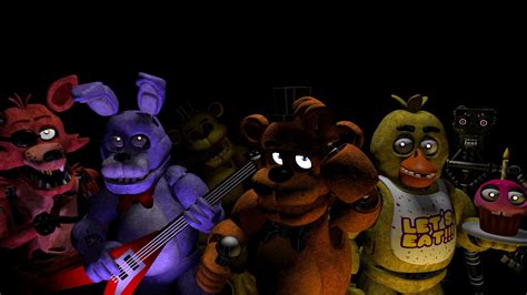 Fnaf 1 Wallpaper Models By Hiatom Fivenightsatfreddys