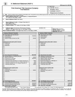 14 Printable When Should I Receive The Hud 1 Settlement Statement Forms