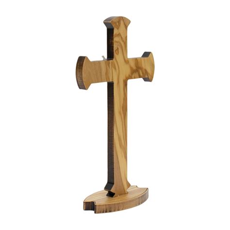 Crocifisso Via Crucis E Base In Legno Myriam