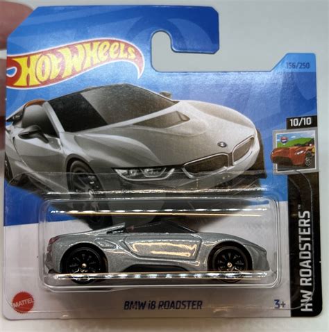 Hot Wheels BMW I8 Roadster Silver HW Roadsters Number 156 New And