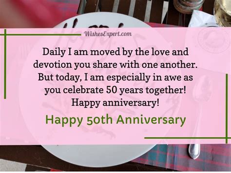 60 Amazing 50th Wedding Anniversary Wishes