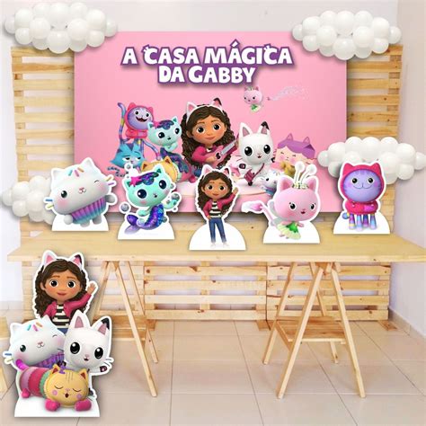 Kit Totem Display Casa M Gica De Gabby Painel X No Elo Ateli