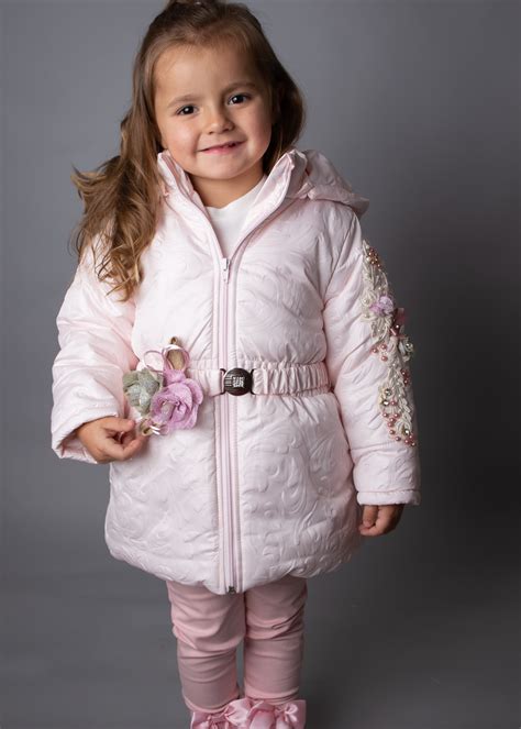 Girls 3 piece jacket set by Caramelo Kids – Pink or Ivory | Wonderland