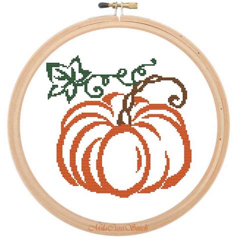 Cross Stitch Pattern Pumpkin Xstitch Chart Halloween - Etsy | Pumpkin ...