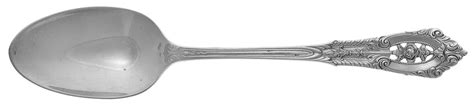 Rose Point Sterling 1934 No Monograms Teaspoon By Wallace Silver