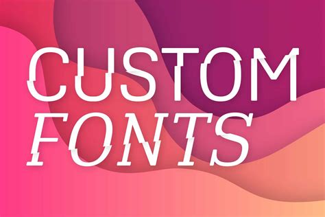 Custom Fonts Designbote