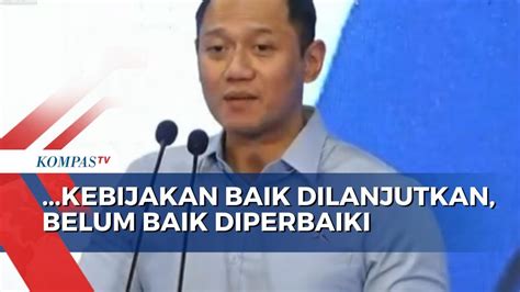 Pidato Ahy Di Acara Dialog Rakyat Bandung Kebijakan Baik Dilanjutkan