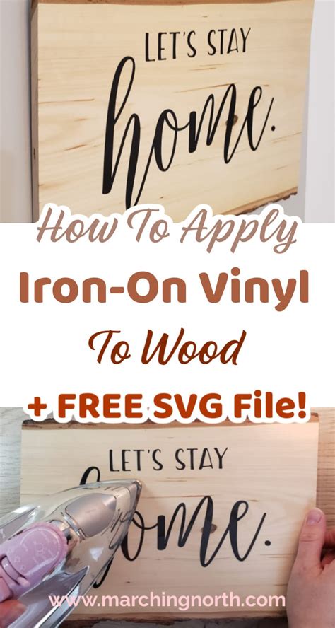 How To Apply Iron On Vinyl To Wood Artofit