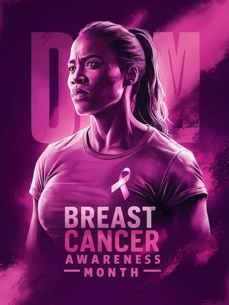 Breast Cancer Awareness Month Illustration Ideal For Use In Awareness