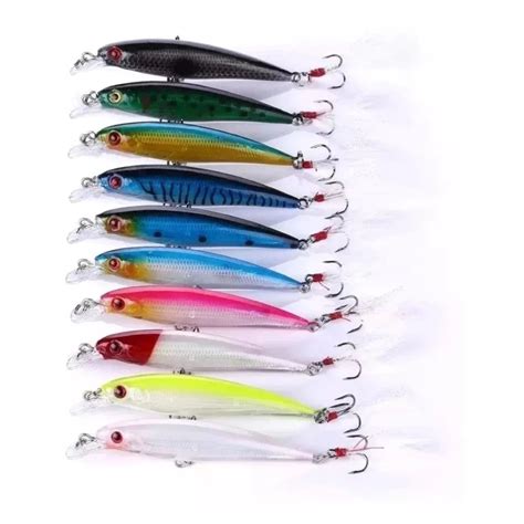 Isca Artificial Para Robalo - Kit 10 Isca Artificial para Pesca Tucunaré Robalo Dourado – Ideal Golden