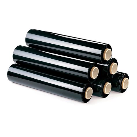 Film Stretch Negro Para Embalar M X Mm X Mic Rollos Cintas