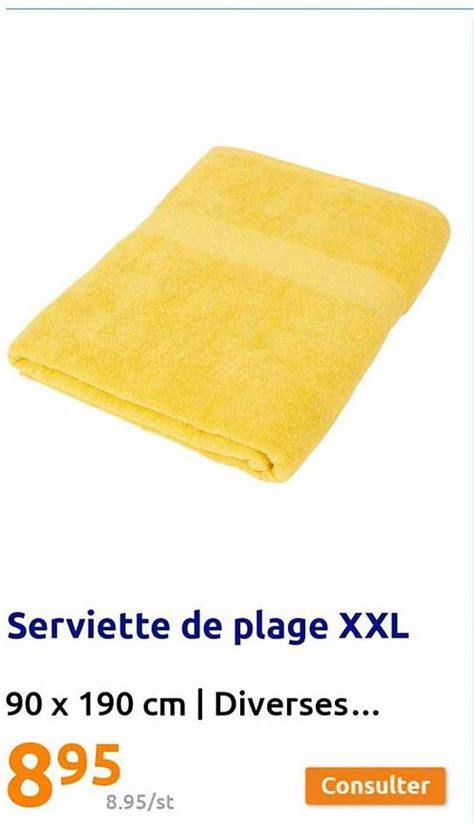 Promo Serviette De Plage Xxl Chez Action ICatalogue Fr