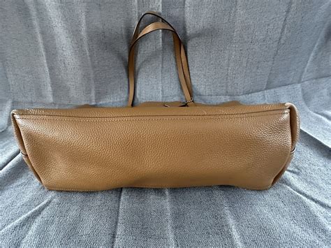 Coach Hudson Tote Camel Pebbled Leather F67253 Gem