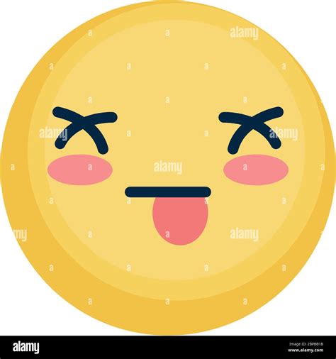 Icono De Cara Emoji Mareado Sobre Fondo Blanco Estilo Plano