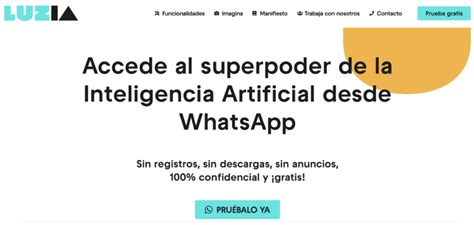 Conoce A Luzia La Inteligencia Artificial De Whatsapp