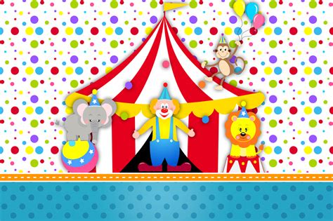 Kit festa Circo para meninos grátis para imprimir em casa Montando