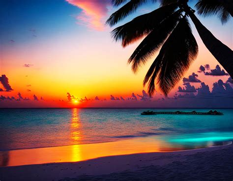 Maldives Sunrise by AllAiAlways on DeviantArt