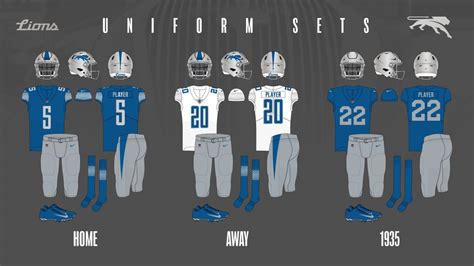 Detroit Lions Uniform Redesign Contest Results Sportslogosnet News