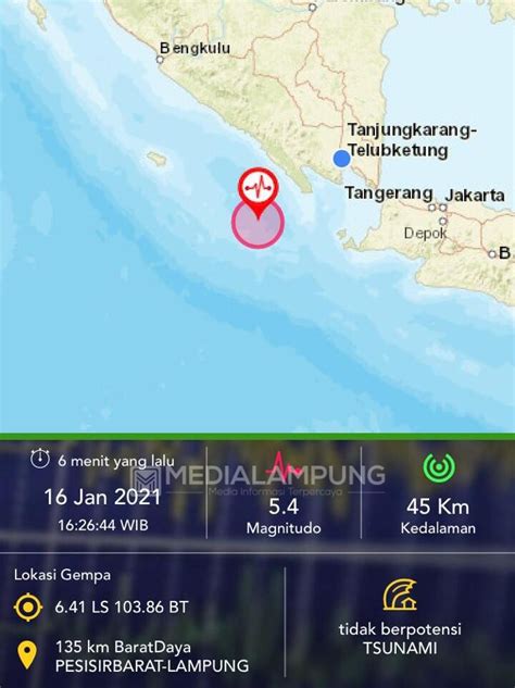 Pesbar Diguncang Gempa Bumi Berkekuatan 5 4 SR