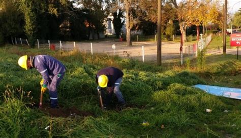 Comenzó la construcción de un conducto pluvial en López de Gomara