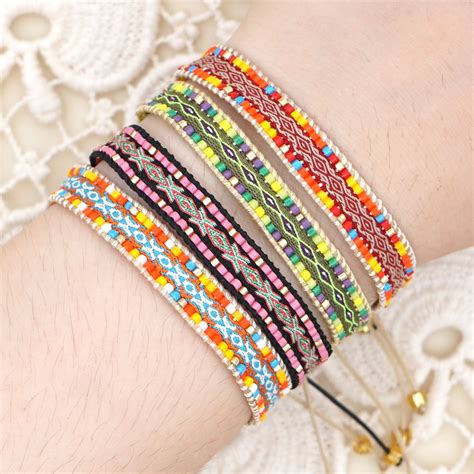 Pattern Couple Hand Bohemian Retro Ethnic Miyuki Bead Bracelet