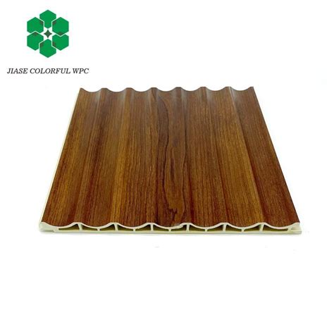 Heat Insulation Wood Grain Interior WPC Plastic Decoration Wall