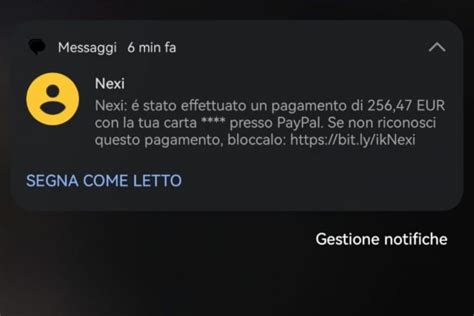 Truffa Carta Nexi Attenzione Al Falso Messaggio Vi Svuotano Il Conto