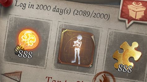 2000 Days Login Emote L Identity V YouTube