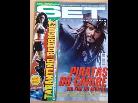 Revista Set 230 Piratas Caribe Johnny Depp Homem Aranha YouTube